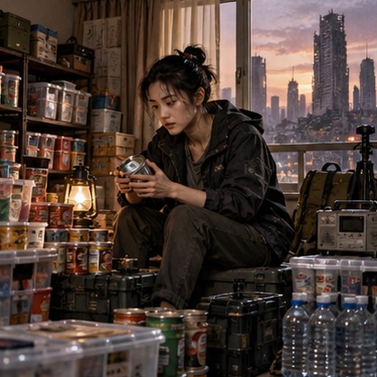 我囤了三年货，丧尸没来，房东来了